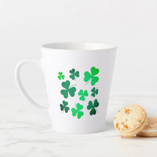 Kleeblatt Clover Leaf Irland Irish Modern Elegant Milchtasse