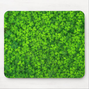 Kleeblatt Clovers Green Irish Symbol Irland Mousepad