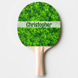 Kleeblatt Clovers Name hinzufügen Tischtennis Schläger