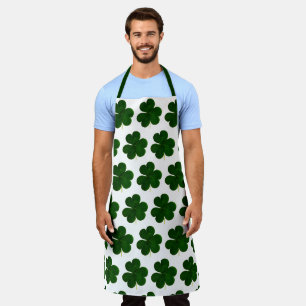 Kleeblatt Clovers Pattern St. Patrick Schürze