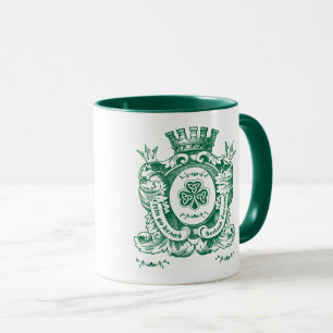 Kleeblatt Coat of Arm Wappen St.Patrick's Day Tasse