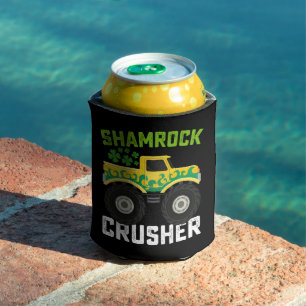 Kleeblatt Crusher Monster Truck St Patrick's Day Dosenkühler
