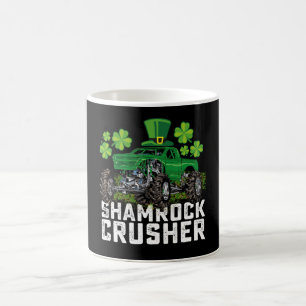 Kleeblatt Crusher St Patricks Day Monster Truck Kaffeetasse