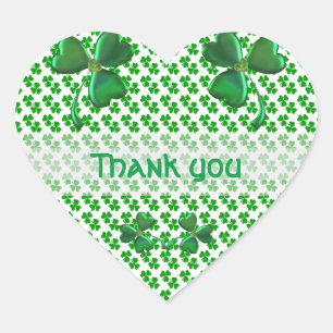 Kleeblatt Custom danke Irish Umschlag Aufkleber