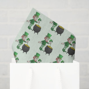 Kleeblatt des Kobolds Seidenpapier