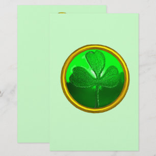 Kleeblatt-Detail aus SAINT PATRICK'S CELTIC HERART Briefpapier
