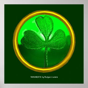Kleeblatt-Detail aus SAINT PATRICK'S CELTIC HERART Poster