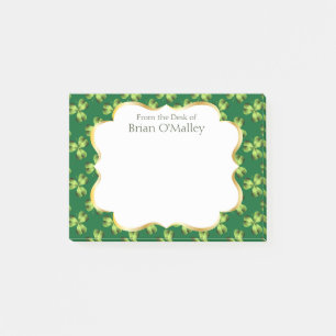 Kleeblatt drei leaf Clover Graphic Post-it Klebezettel
