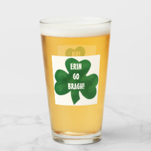 KLEEBLATT ERIN GEHT BRAGH! GLAS
