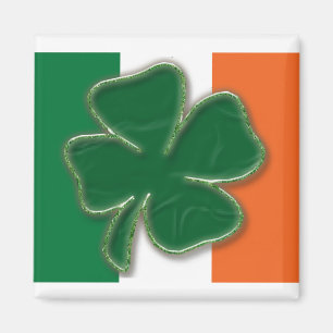 Kleeblatt Flag Magnet