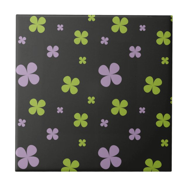 Kleeblatt Fliese (Vorderseite)