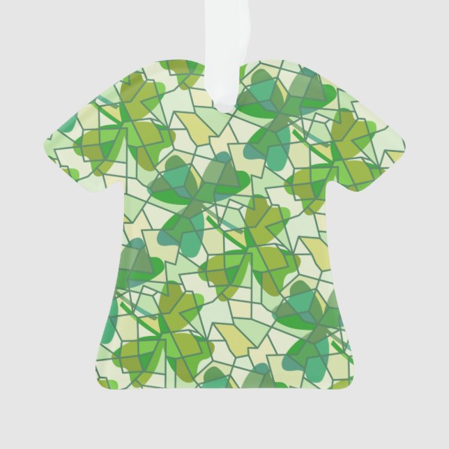 Kleeblatt Fragments Keramik Ornament (Vorderseite)