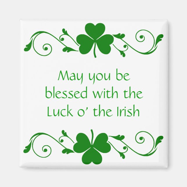 Kleeblatt Garland Magnet (Vorne)