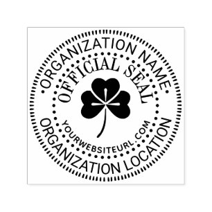 Kleeblatt Generisches Benutzerdefiniertes Offiziel Permastempel