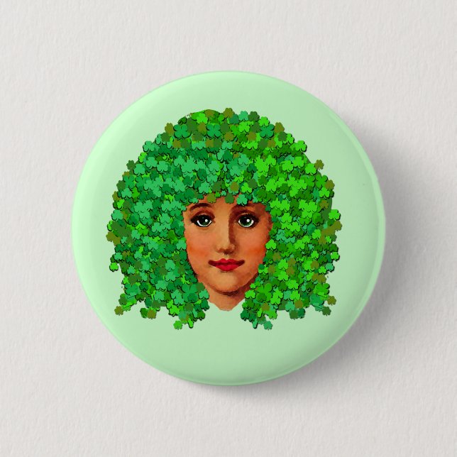 Kleeblatt Girl Button (Vorderseite)