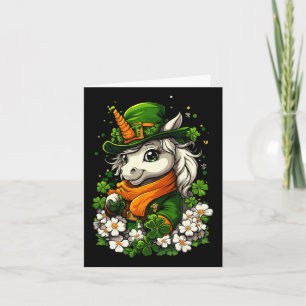 Kleeblatt Girls Boys Kids Leprechaun St Patricks D Karte