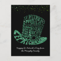Kleeblatt Glitzer Leprechaun | St. Patrick's Day