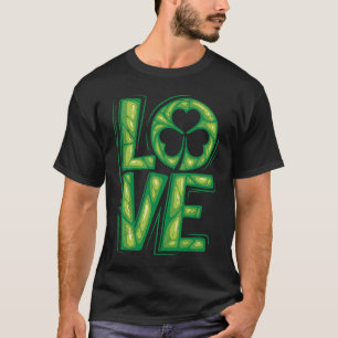 Kleeblatt glücklicher Charme St. Patrick's Day T-Shirt