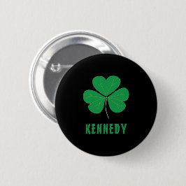 Kleeblatt Green Clover Ireland Celtic Irish Name Button