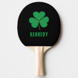 Kleeblatt Green Clover Ireland Celtic Irish Name Tischtennis Schläger