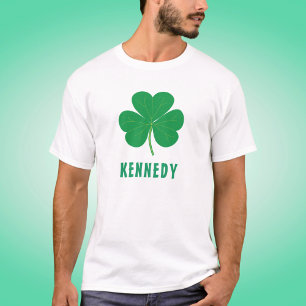 Kleeblatt Green Clover Irland Irischer Individuell T-Shirt