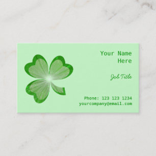 Kleeblatt Green Visitenkarte