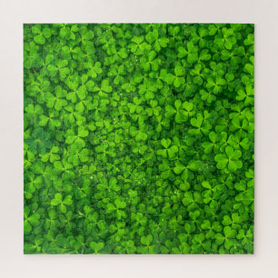 Kleeblatt grün, St. Patrick's Day, Puzzle
