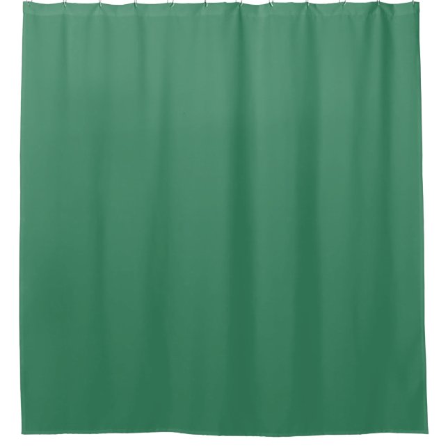 Kleeblatt-grüne Solid-Color-Druck Duschvorhang (Vorderseite)