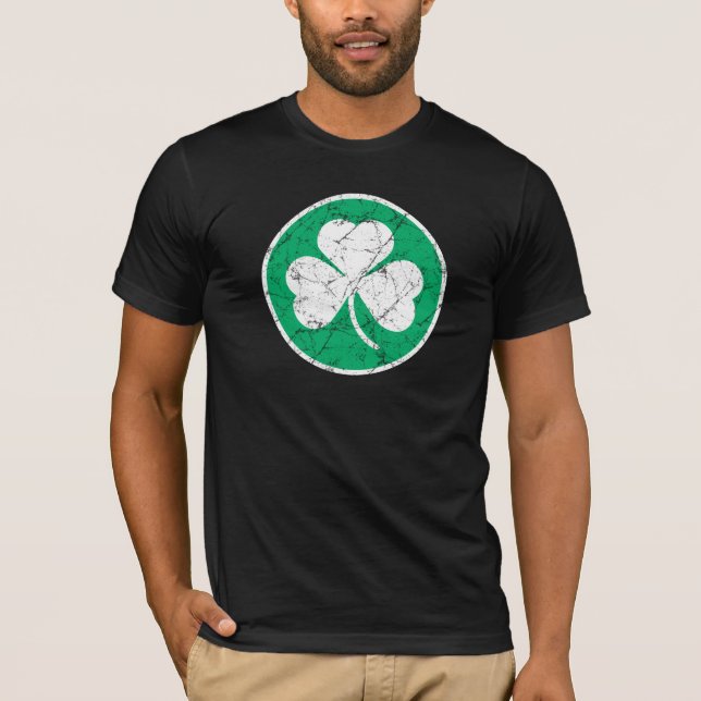 Kleeblatt Grunge T-Shirt (Vorderseite)