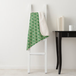 Kleeblatt "Happy St. Patrick's Day" Sherpadecke