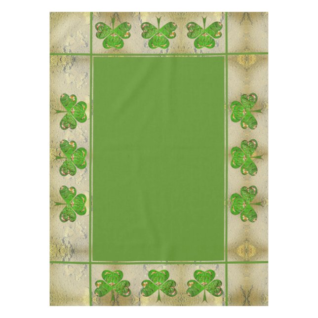 Kleeblatt "Happy St. Patrick's Tischdecke (Vorderseite)