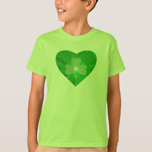 Kleeblatt Heart Basic American Bekleidung T - Shir T-Shirt