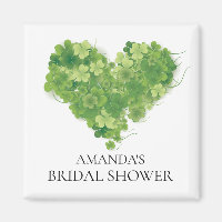 Kleeblatt Heart Brautparty Favor Magnet