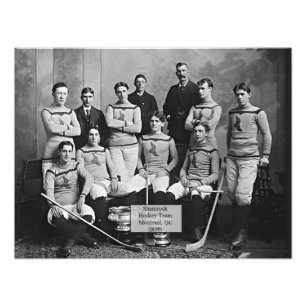 Kleeblatt Hockey Team, Montreal, QC 1899, Fotodruck