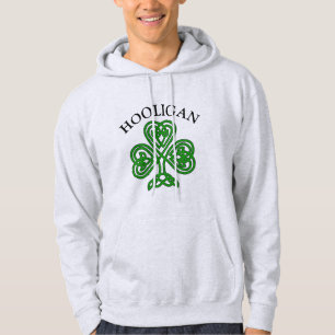 Kleeblatt Hooligan Funny St. Patrick's Day Hoodie