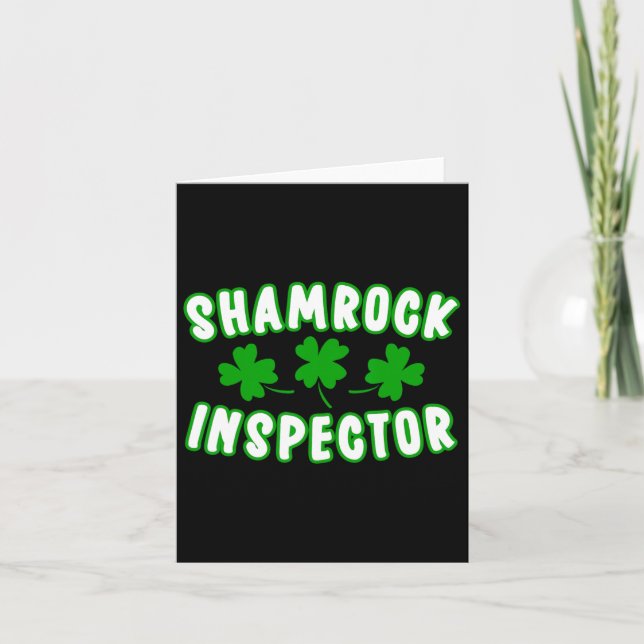 Kleeblatt Inspector St Patricks Tag 1 Karte (Vorderseite)