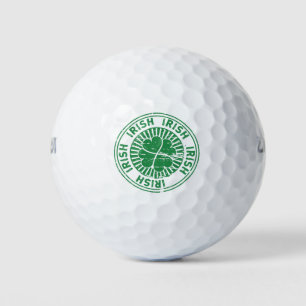 Kleeblatt-Iren-Briefmarke Golfball