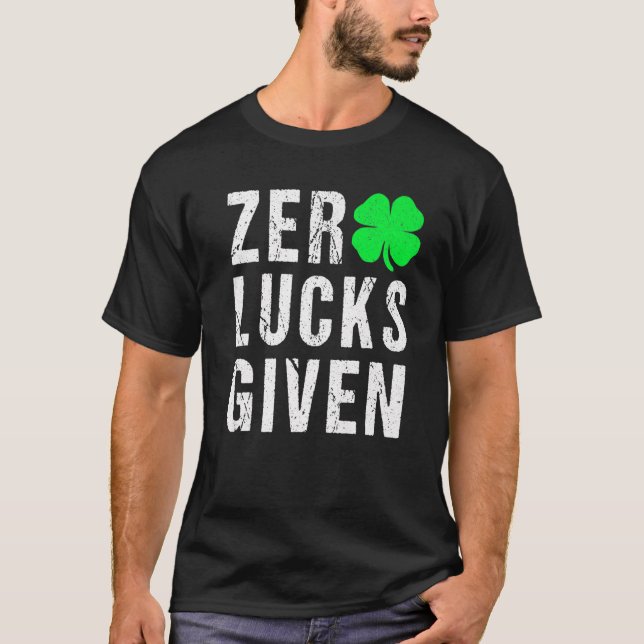 Kleeblatt Irish T-Shirt Erwachsene Funny Saint Pat (Vorderseite)