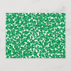 Kleeblatt, Irland, Irland, stolz auf Iren Postkarte