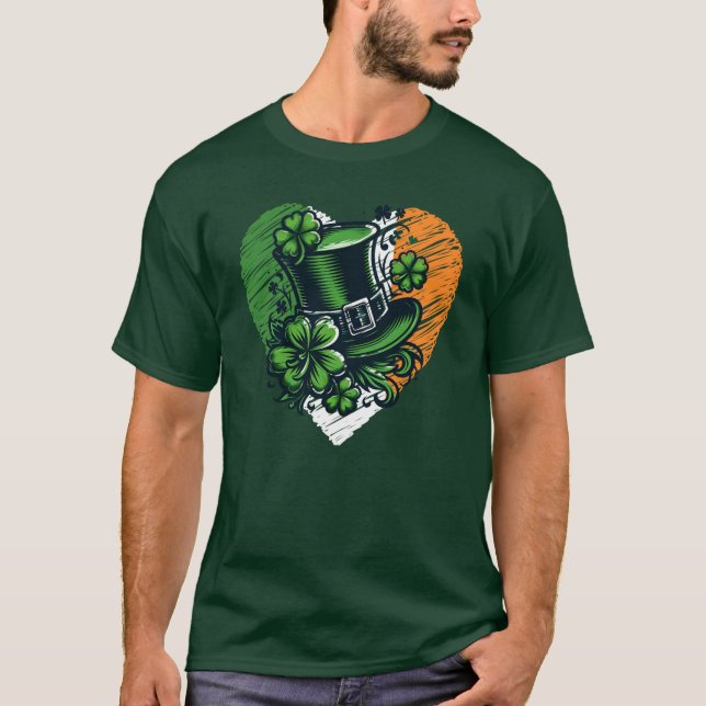 Kleeblatt Irland Tag Irland T-Shirt (Vorderseite)
