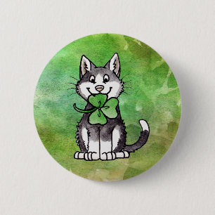 Kleeblatt Kitty Button