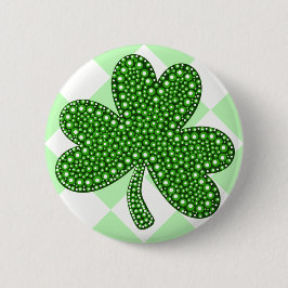 Kleeblatt-Klassiker St. Patricks Tages Button