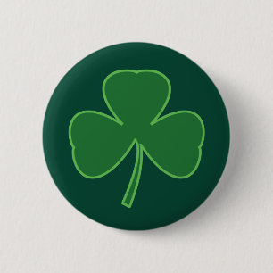 Kleeblatt Knopf Button