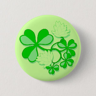 Kleeblatt-Knopf Button