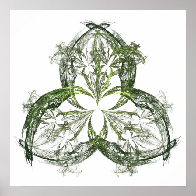 Kleeblatt Lace Poster (Vorne)