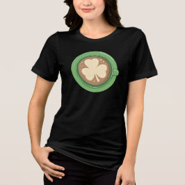 Kleeblatt-Latte Tri-Blend Shirt