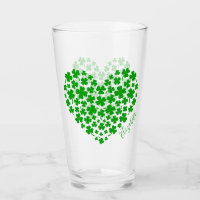 Kleeblatt Leaf Clover Green Heart St Patrick's Day