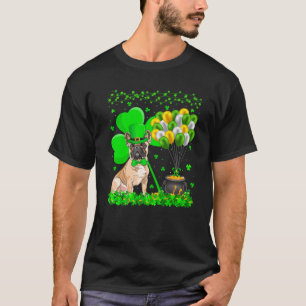 Kleeblatt Leprechaun Hat French Bulldog St Patrick T-Shirt