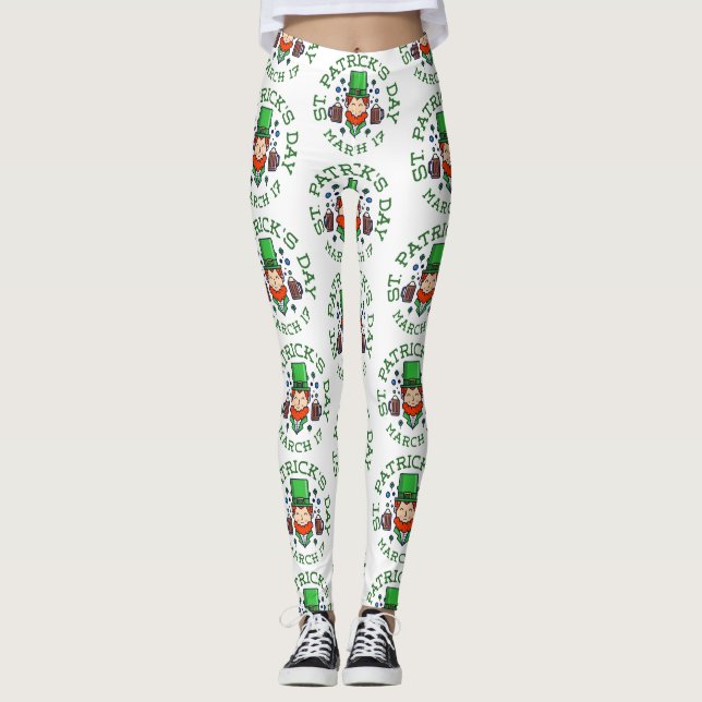 Kleeblatt leprechaun leggings (Vorderseite)