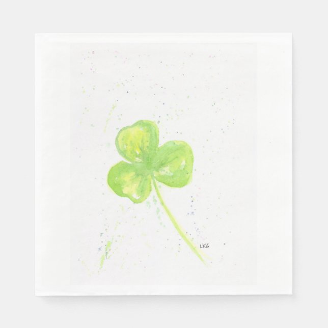 Kleeblatt Luncheon Napkin Serviette (Vorderseite)